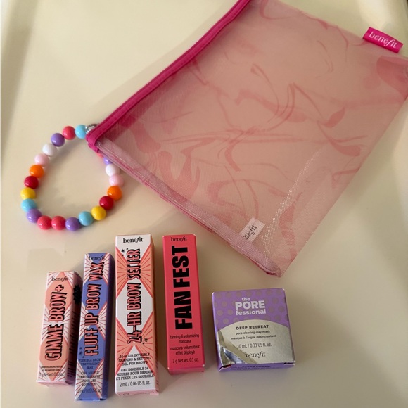 Benefit Other - Benefits Brow Travel Size Bundle with colorful pouch